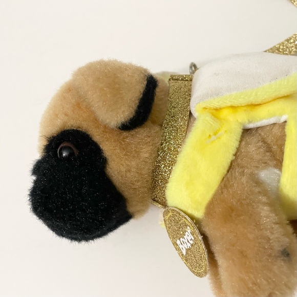 Gund Leashed Boxer Puppy Dog Beige White Mini Plush - Picture 13 of 16